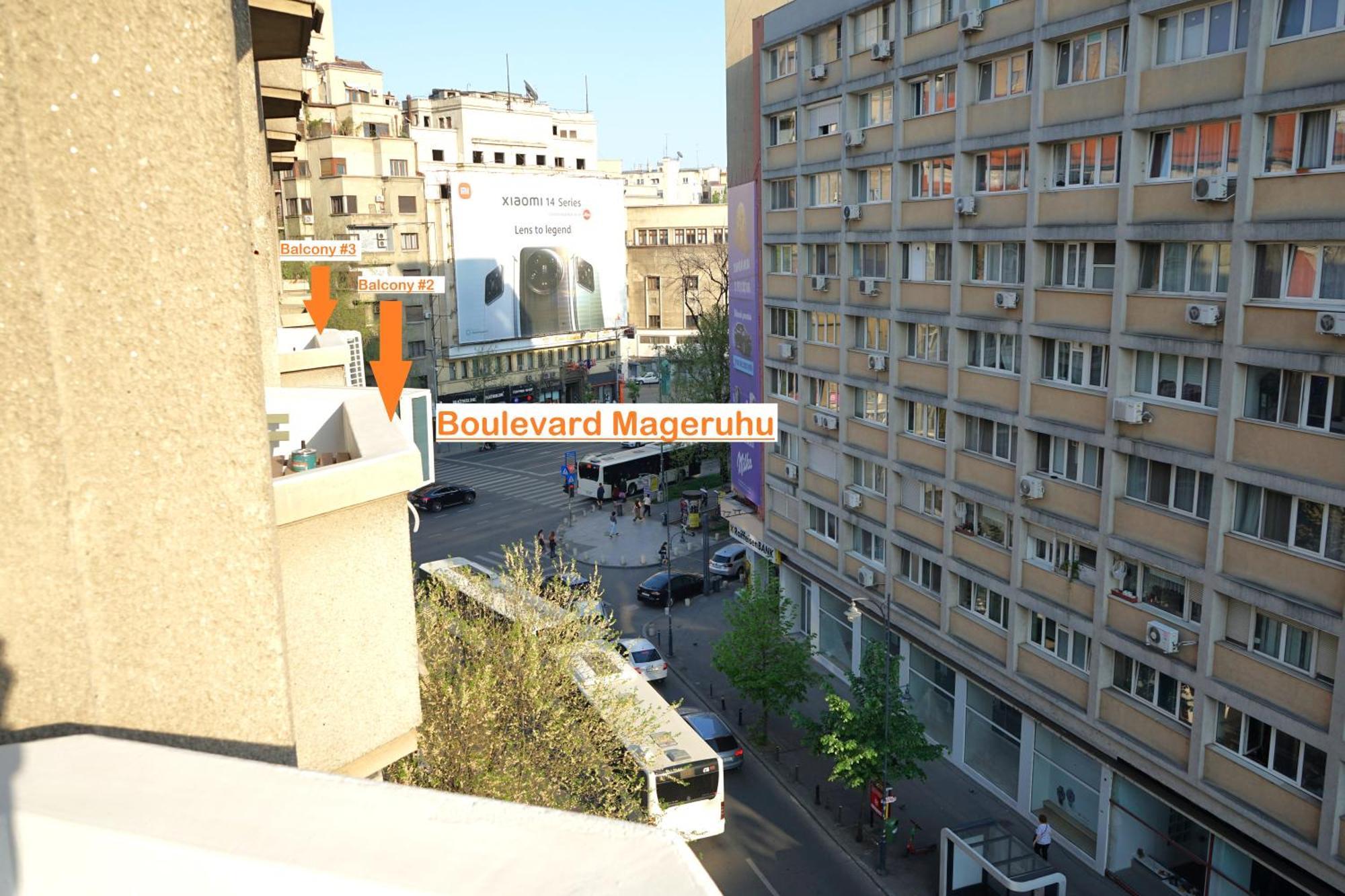 Spacious 3Br, 2Bt With 5 Balconies Bukarest Eksteriør billede